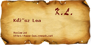 Kész Lea névjegykártya